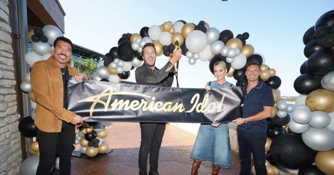 Lionel Richie, Luke Bryan, Katy Perry, and Ryan Seacrest for 'American Idol.'