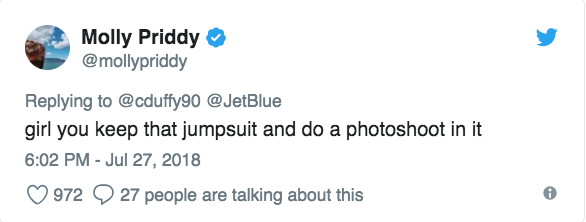 bridesmaid jetblue twitter