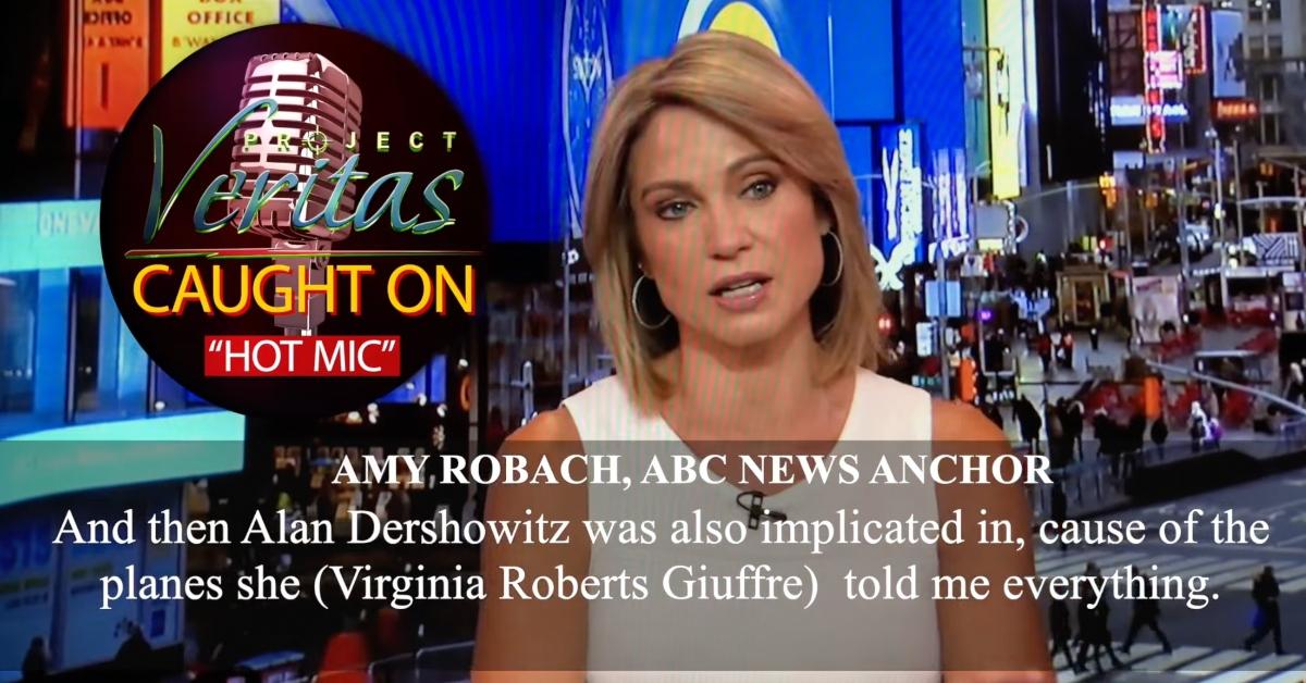 Amy Robach discusses a missed opportunity to interview Virginia Giuffre in 2016