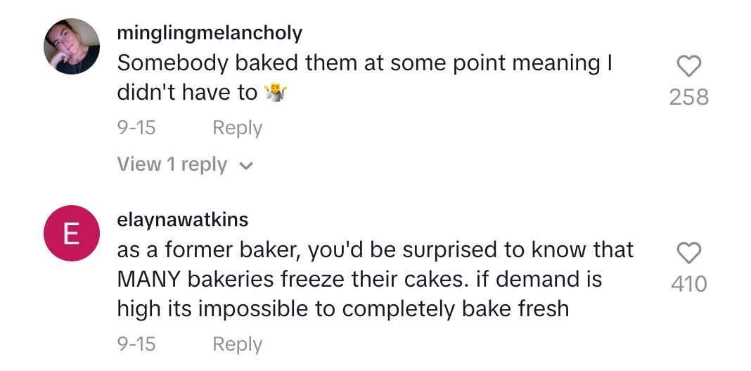 tiktok comments walmart cupcakes