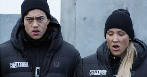 Nam and his partner Lolo about to compete on 'The Challenge'