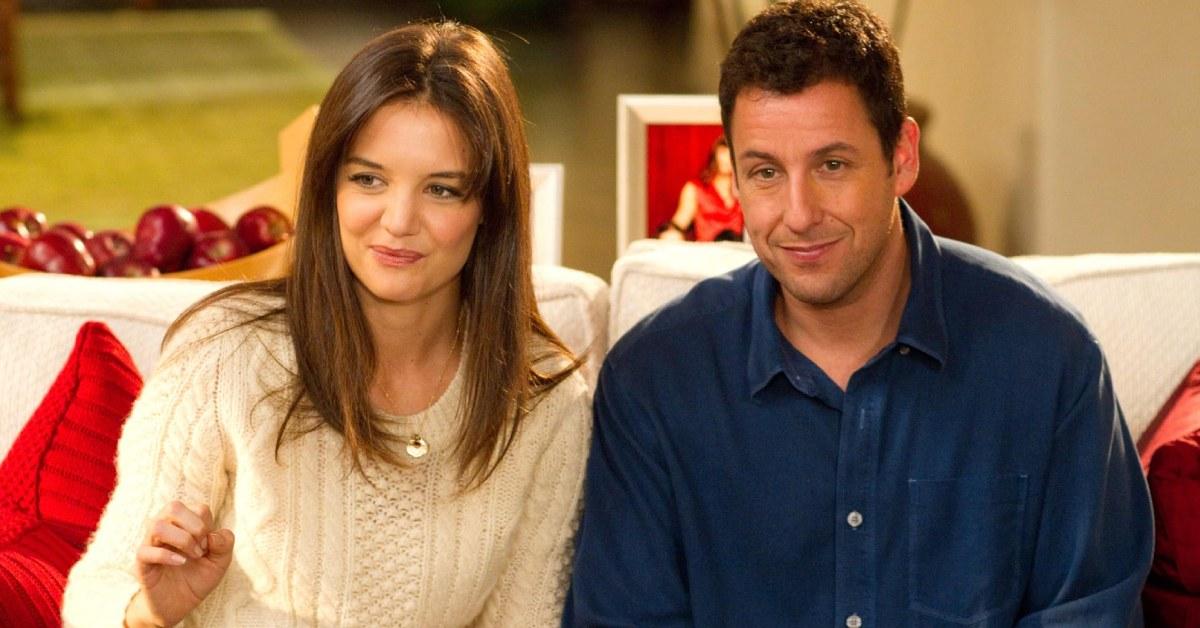 Katie Holmes and Adam Sandler in 'Jack and Jill'