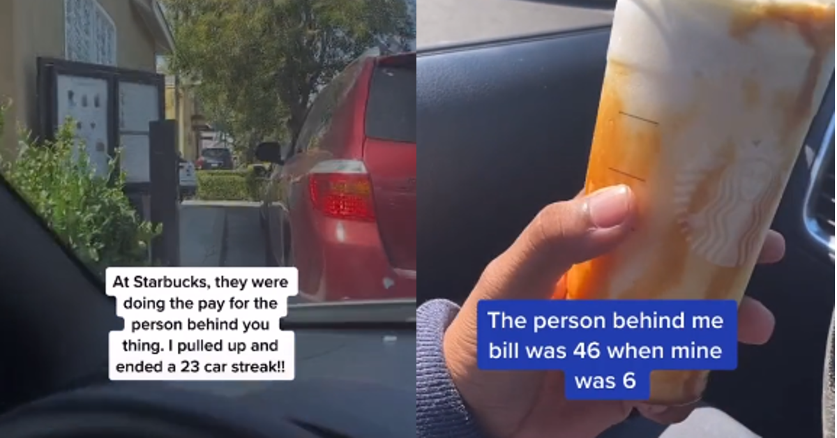 TikTok Starbucks Pay It Forward