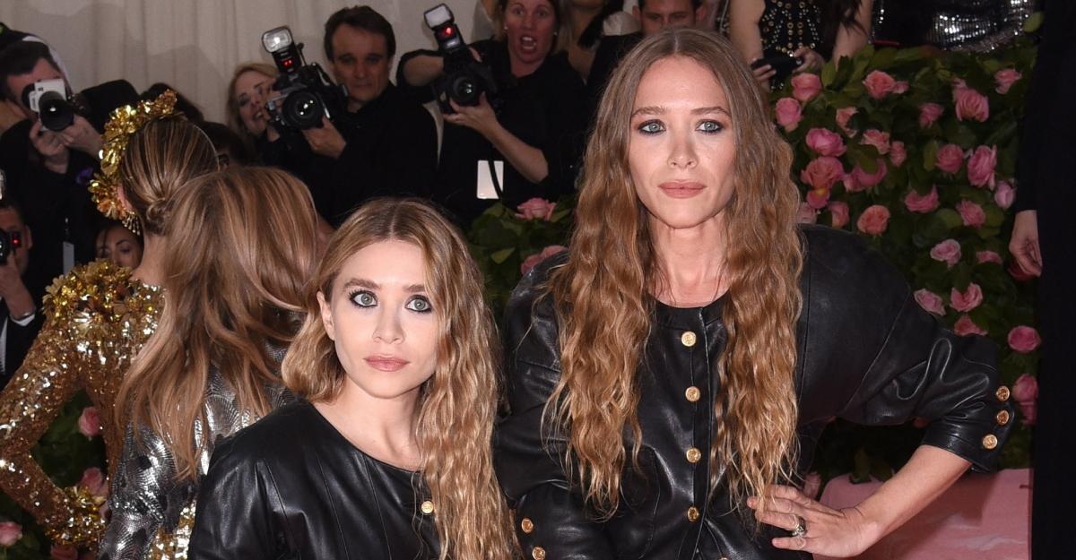Mary-Kate and Ashley Olsen outside the Met Gala in 2019