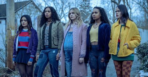 Maia Reficco, Chandler Kinney, Bailee Madison, Zaria, and Malia Pyles in 'Pretty Little Liars Original Sin.'