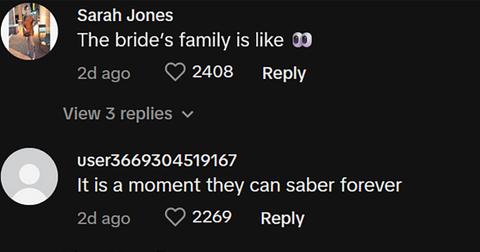 Commenters react to the lightsaber dance