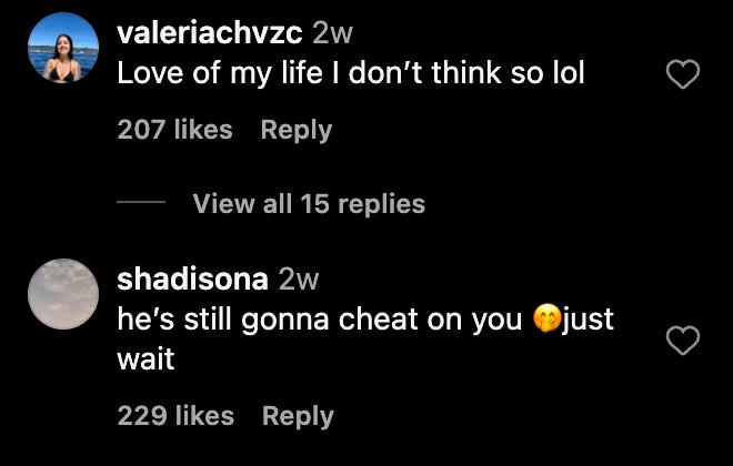 instagram comments stassie and jaden