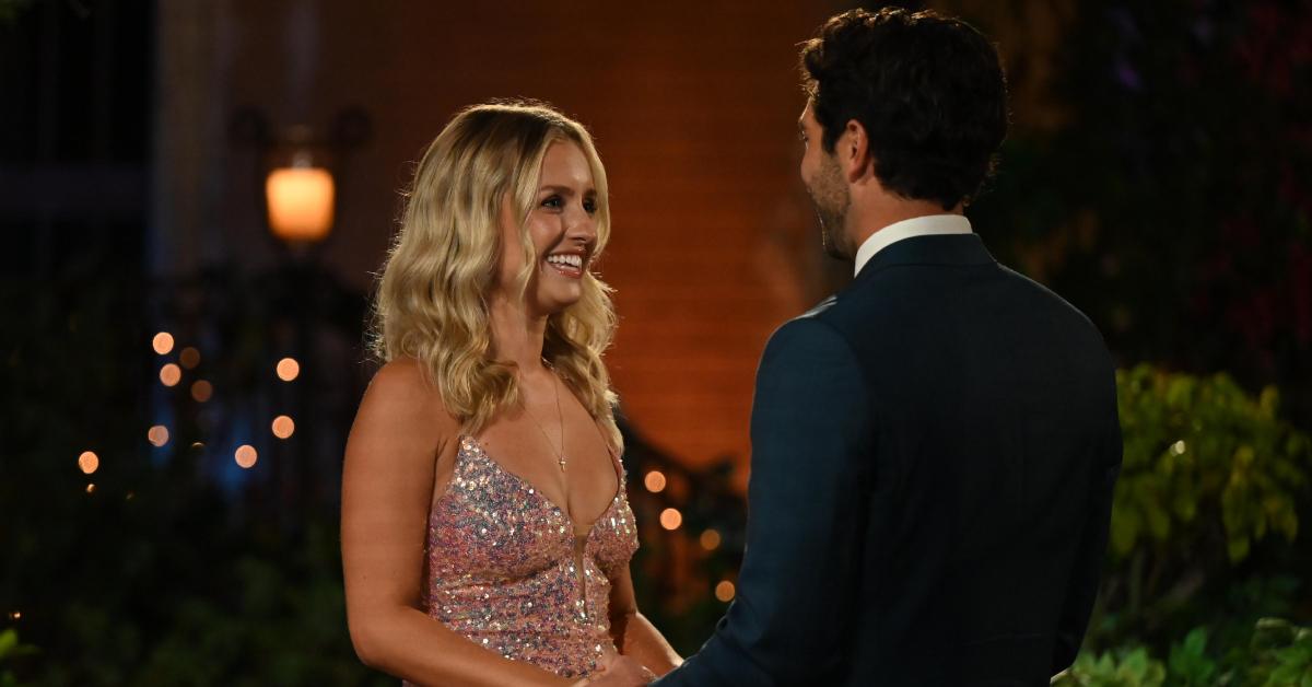 Joey Graziadei meets Daisy Kent during the Season 28 premiere of 'The Bachelor'