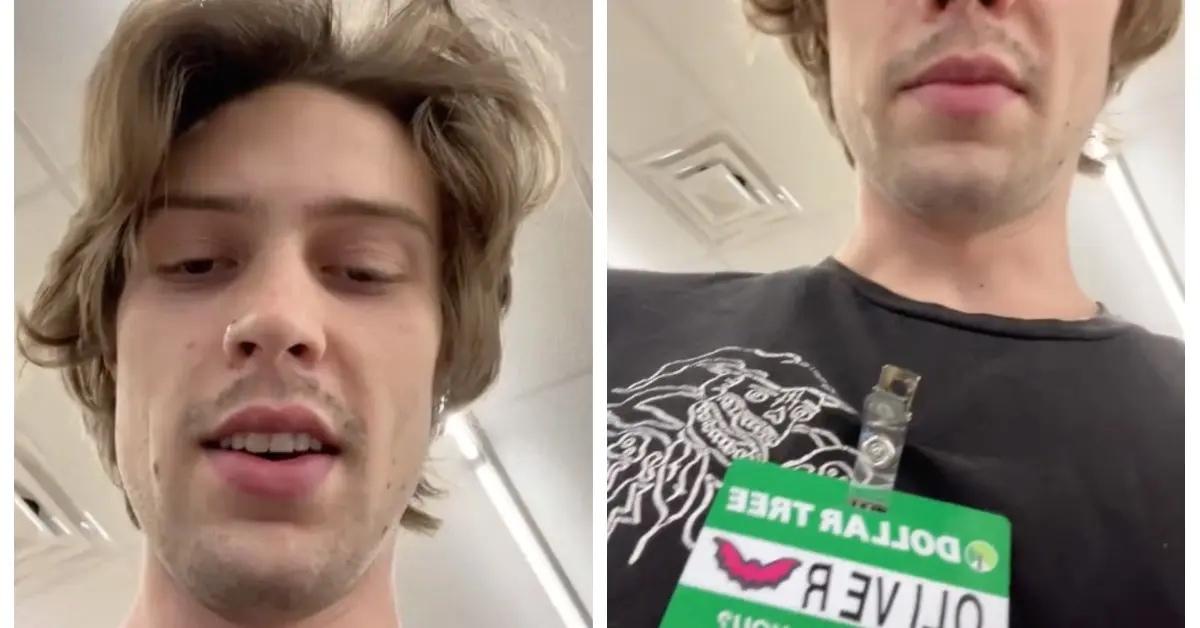 Viral TikTok about retail worker who doesn't like people reading his name tag.