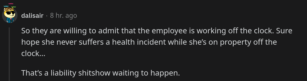 job notice  minute late equal to whole day