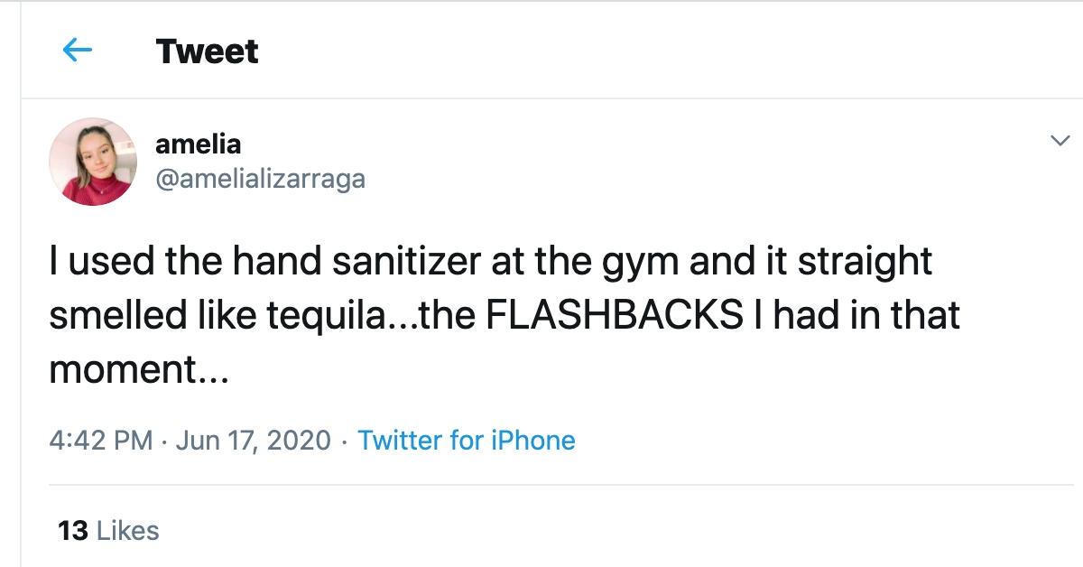 why does hand sanitizer smell like tequila