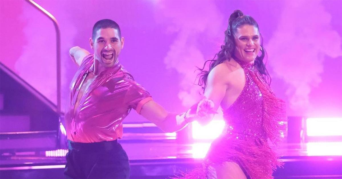 Ilona Maher dancing with Alan Bersten on 'Dancing with the Stars.' 