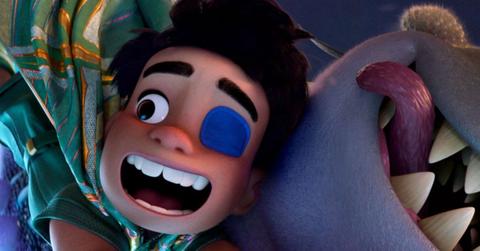 Elio with an eyepatch in 'Elio.'