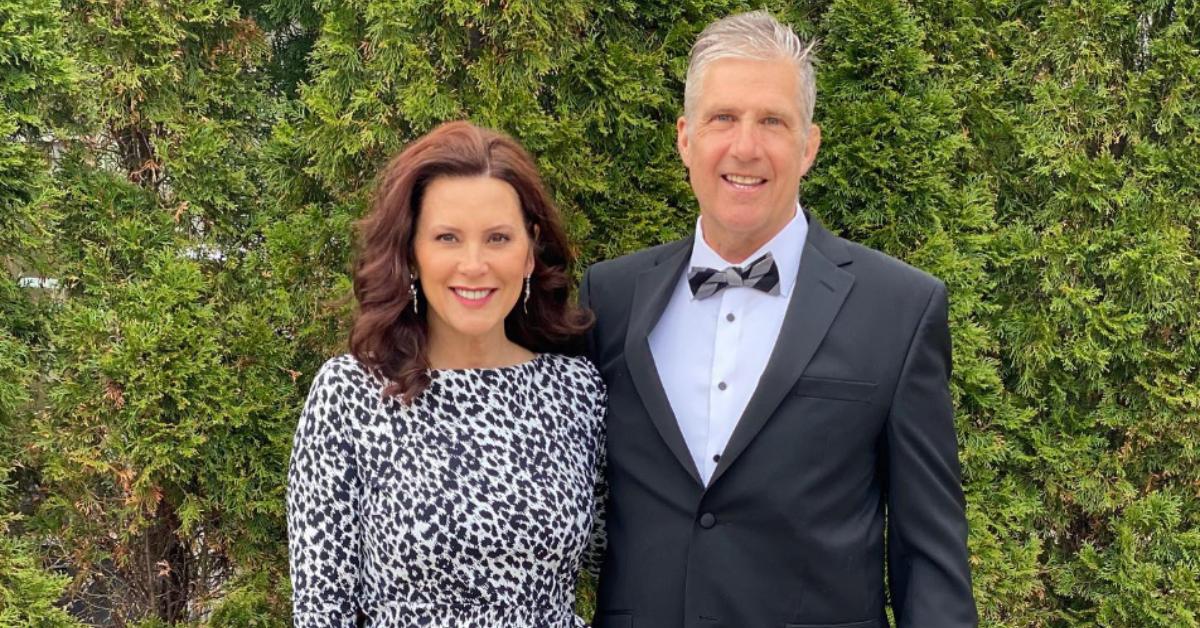 Gretchen Whitmer and her second husband, Dr. Marc P. Mallory.