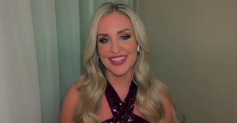 Laura Dadisman dazzles in a dark red sparkly dress during the 'Love Is Blind' Season 6 reunion.