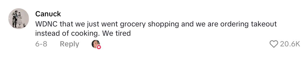 Comment on viral video about woman's "We Do Not Care Club."