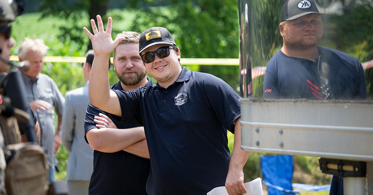 Kyle Rittenhouse at a gun rights activist event. 