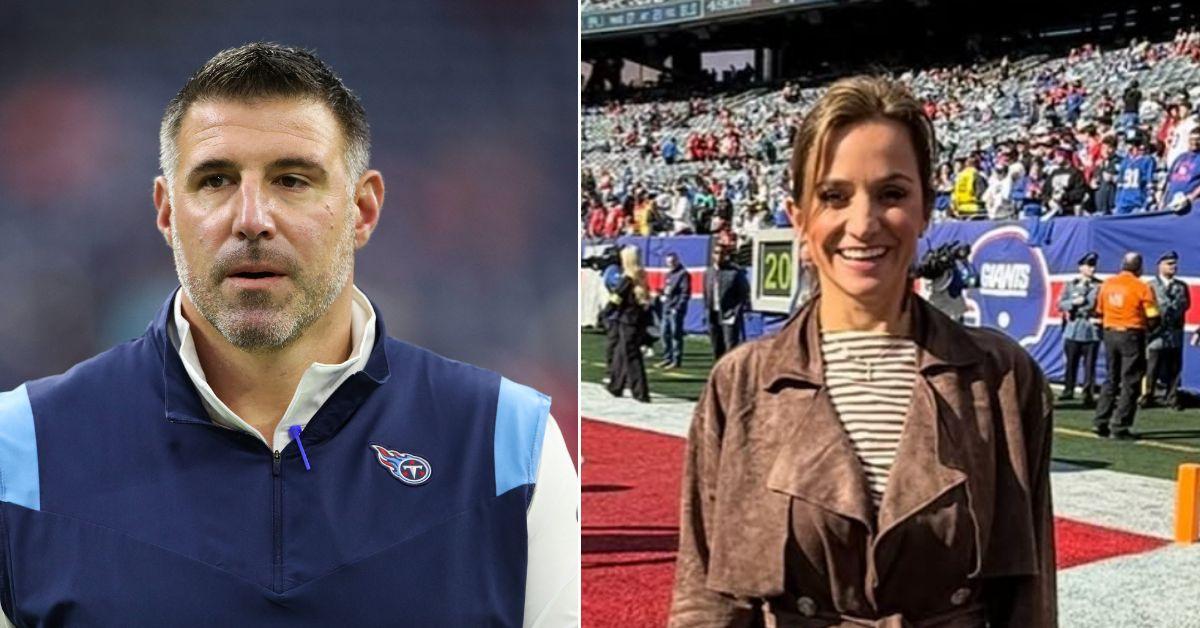 Mike Vrabel and Dianna Russini. 