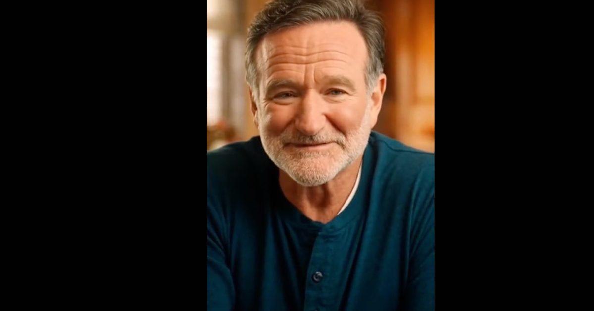 An AI-generated video of Robin Williams.