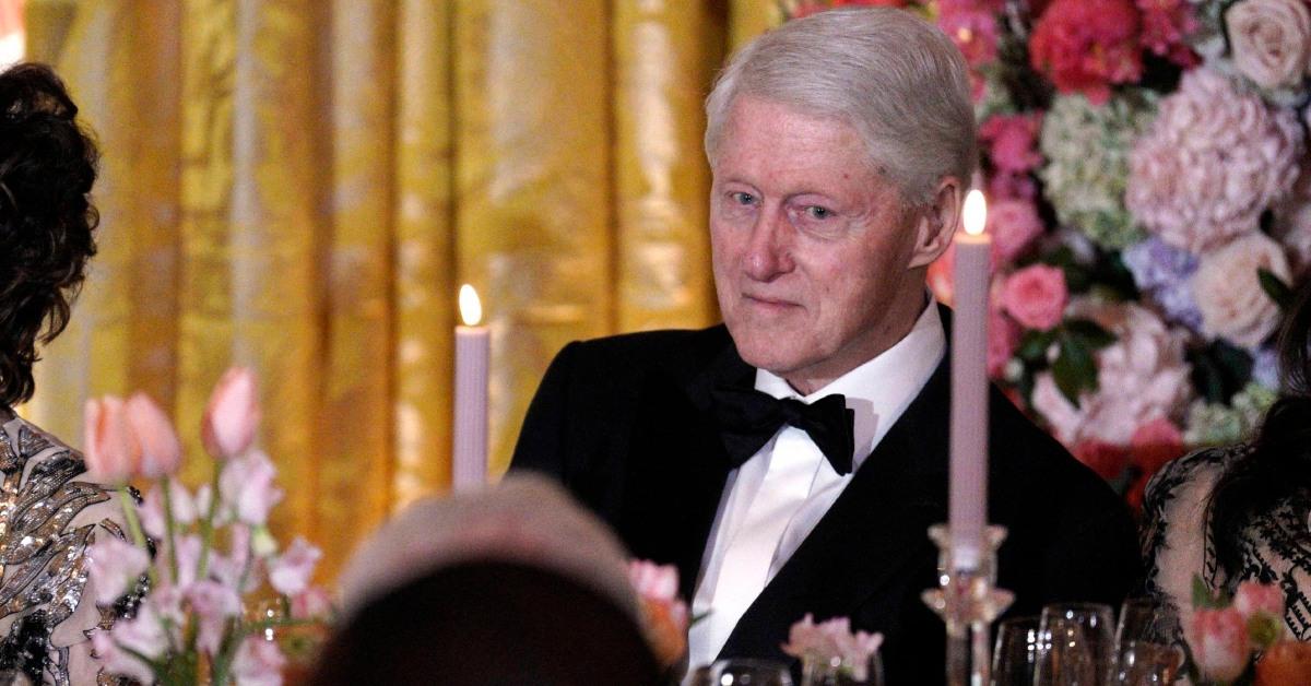 Bill Clinton at a formal event.