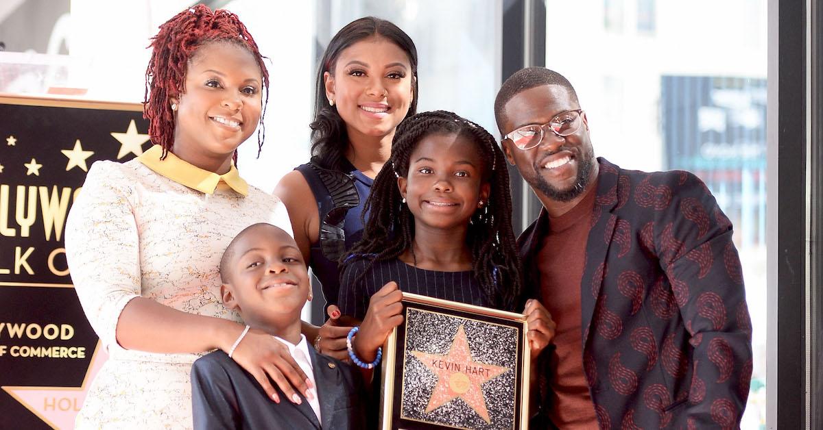 Kevin Hart, Torrei Hart, and his family