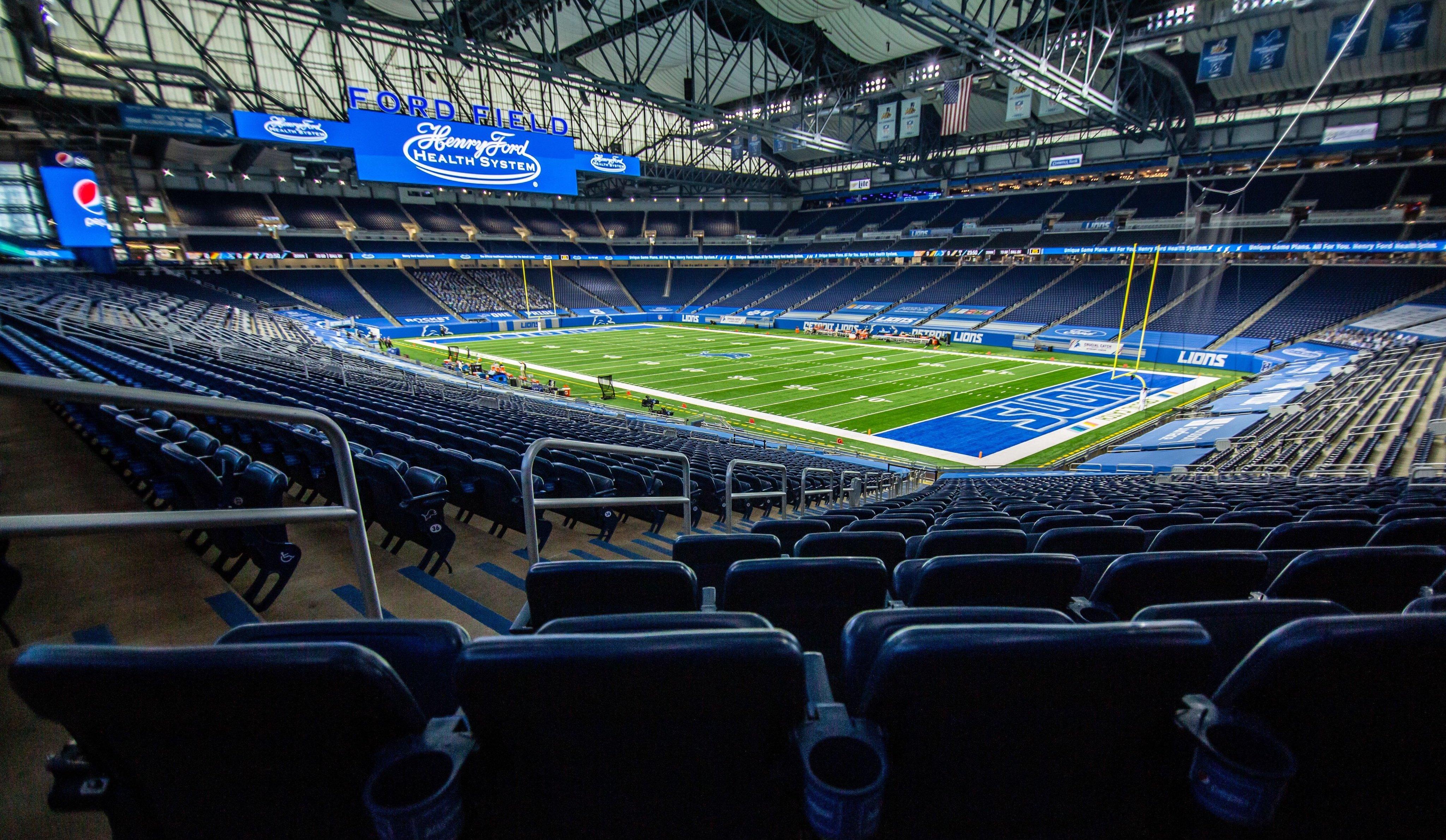 The Detroit Lions stadium, Ford Field
