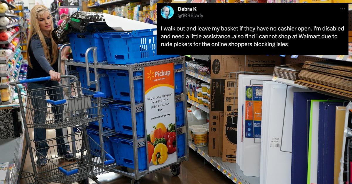 Shopper Frustrated Over Walmart Pickers Blocking Aisle