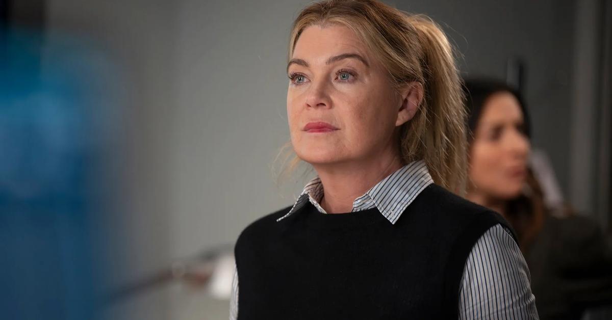Meredith Grey in Season 21 of Grey's Anatomy.