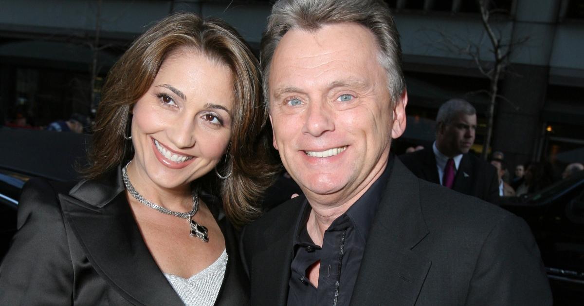 Pat Sajak with his wife, Lesly Brown