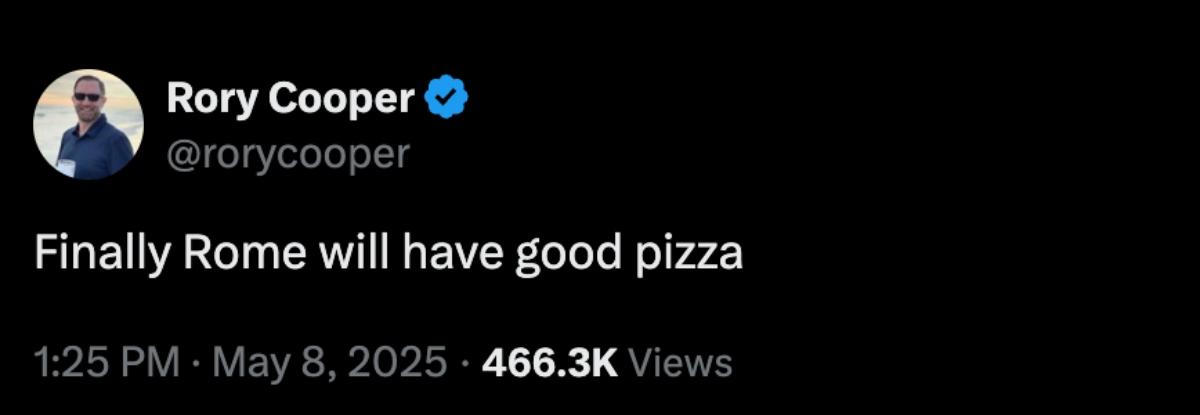 Post to X about the American Pope
