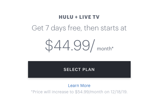 Hulu Is Increasing Its Prices for Its Live TV Service - What Is The Cost Of Hulu Each Month