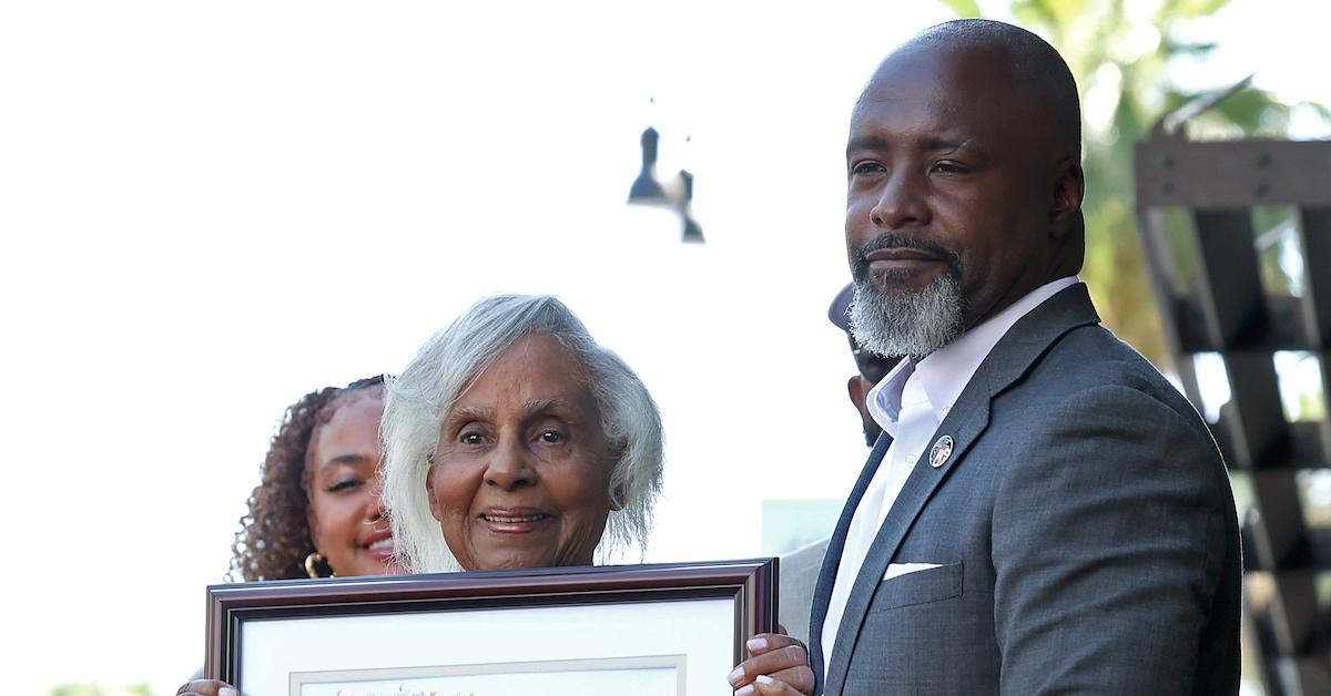  Margaret Boutte and Los Angeles City Councilmember Marqueece Harris-Dawson