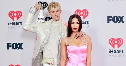 Megan Fox and Machine Gun Kelly attend an iHeart Radio event.