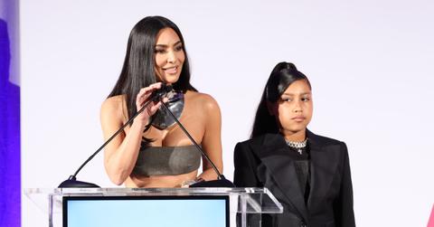 Kim Kardashian and North West at The Daily Front Row's Seventh Annual Fashion Los Angeles Awards on April 23, 2023