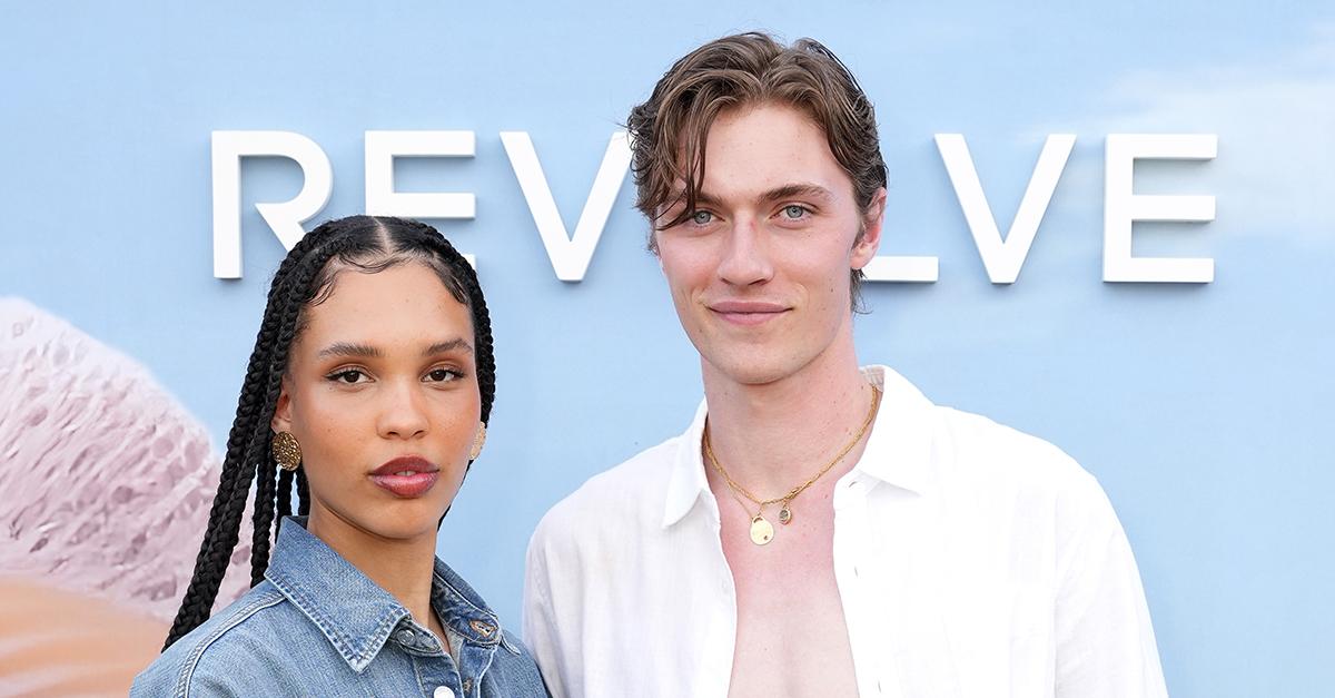 (l-r) Nara Smith and her husband, Lucky Blue