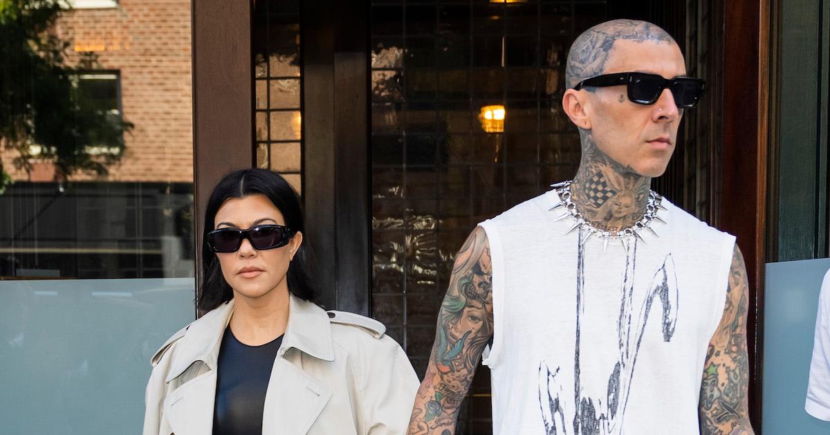 Kourtney Kardashian and Travis Barker