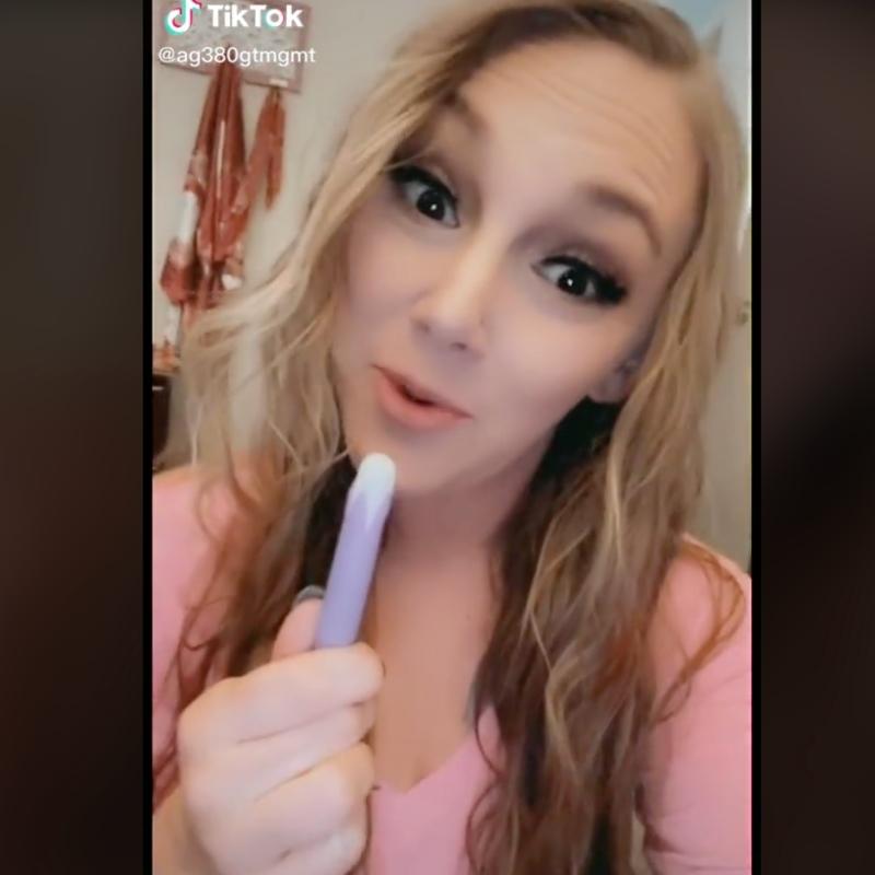 TikTok nail polish tampon hack