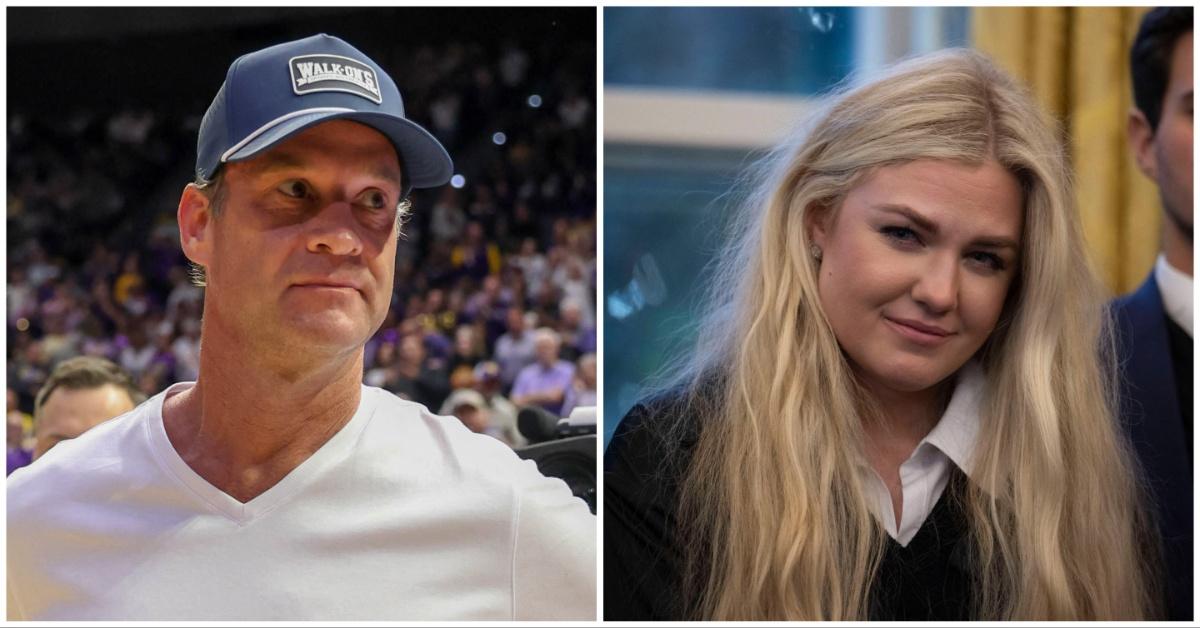 Lane Kiffin and Erika Kirk.