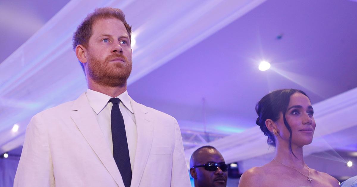 Prince Harry and Meghan Markle in Nigeria. 