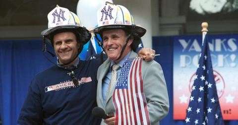 Joe Torre and Rudy Giuliani