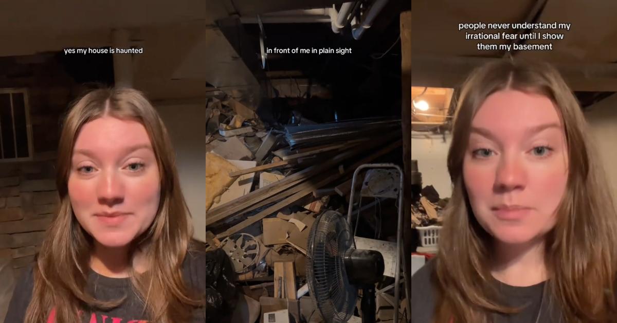 “There Are People Living Inside My Walls” — Woman Shows off Home’s Creepy Basement