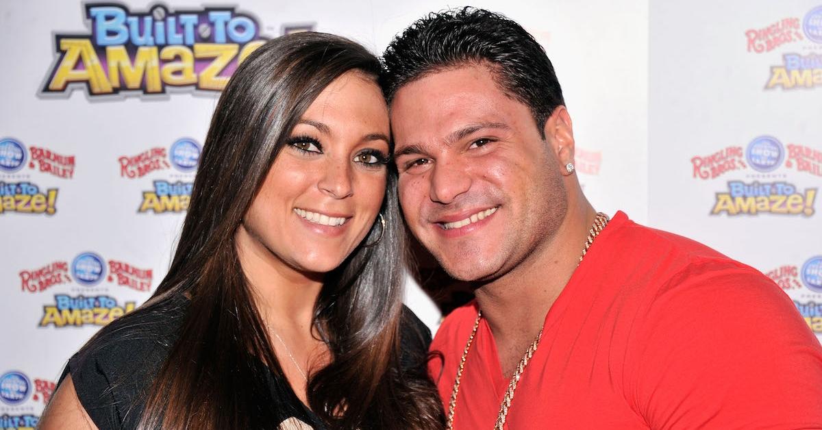 Sammi "Sweetheart" Giancola and Ronnie Magro attend Ringling Bros. And Barnum & Bailey