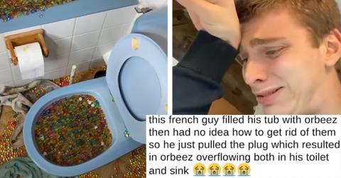 Man Destroys Plumbing in Entire Apartment Building After Filling His Tub With Orbeez For Online Challenge