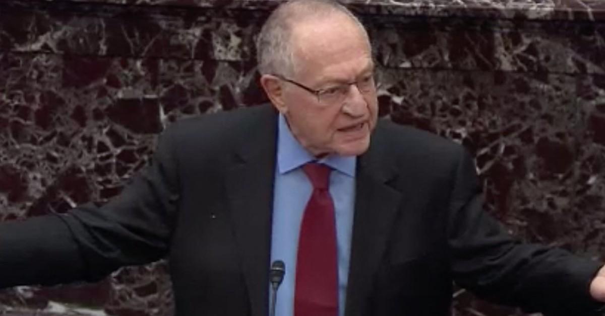 Attorney Alan Dershowitz giving a speech