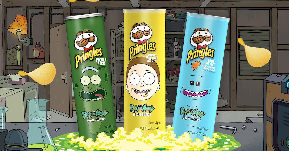 rick and morty pringles cover