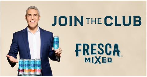 Andy Cohen fresca mixed promo