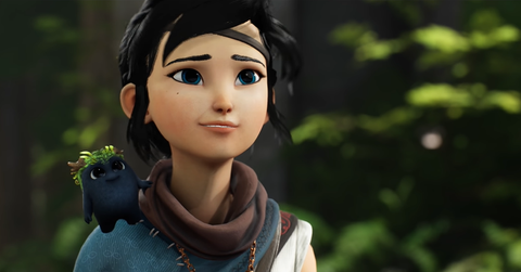 Kena and the Rot on a quest