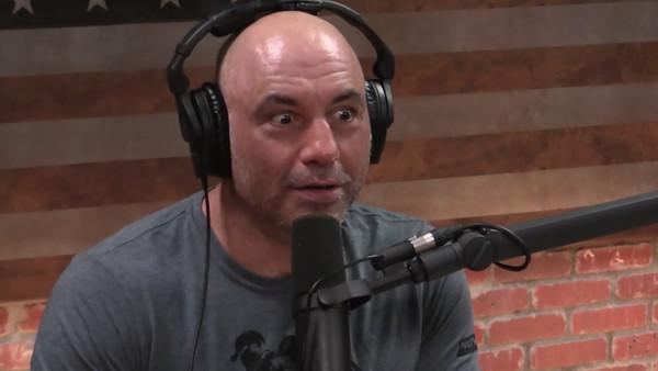 Joe Rogan photographed candidly.