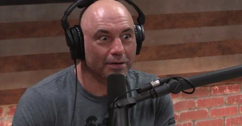 Joe Rogan photographed candidly.