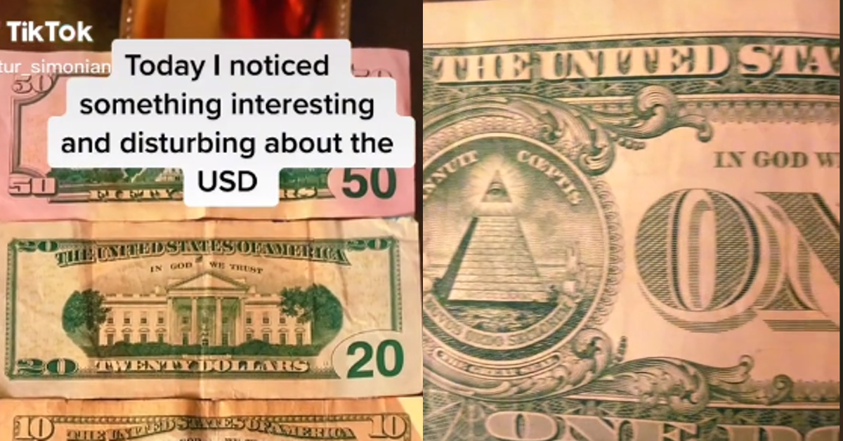 TikToker Notices Strange Detail About Dollar Bills Folks Can't Unsee